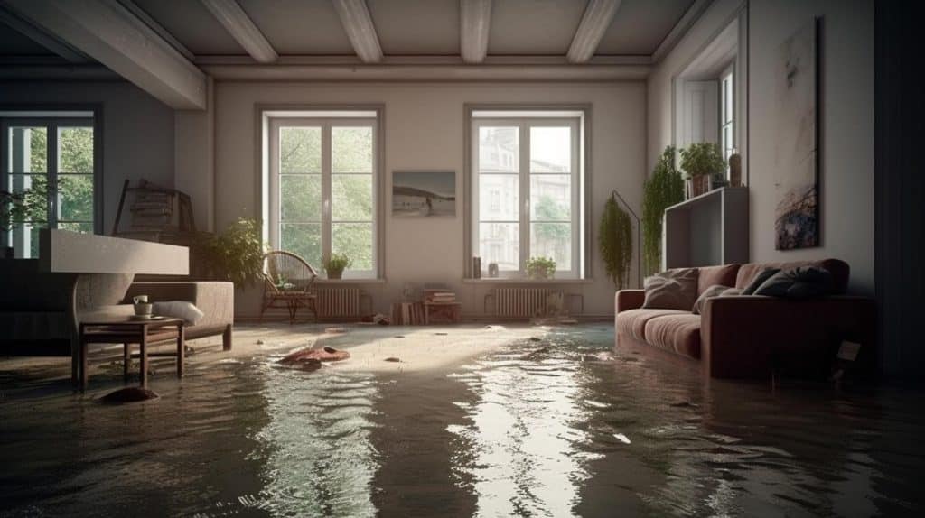inondation intérieure salon Amiens